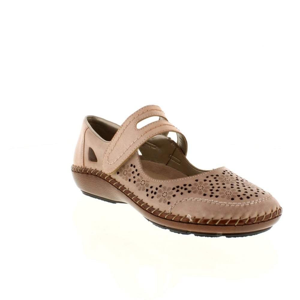 Rieker Cindy Bar Shoe - Rose - image 001 |ww_colour=rose|ww_order=001|