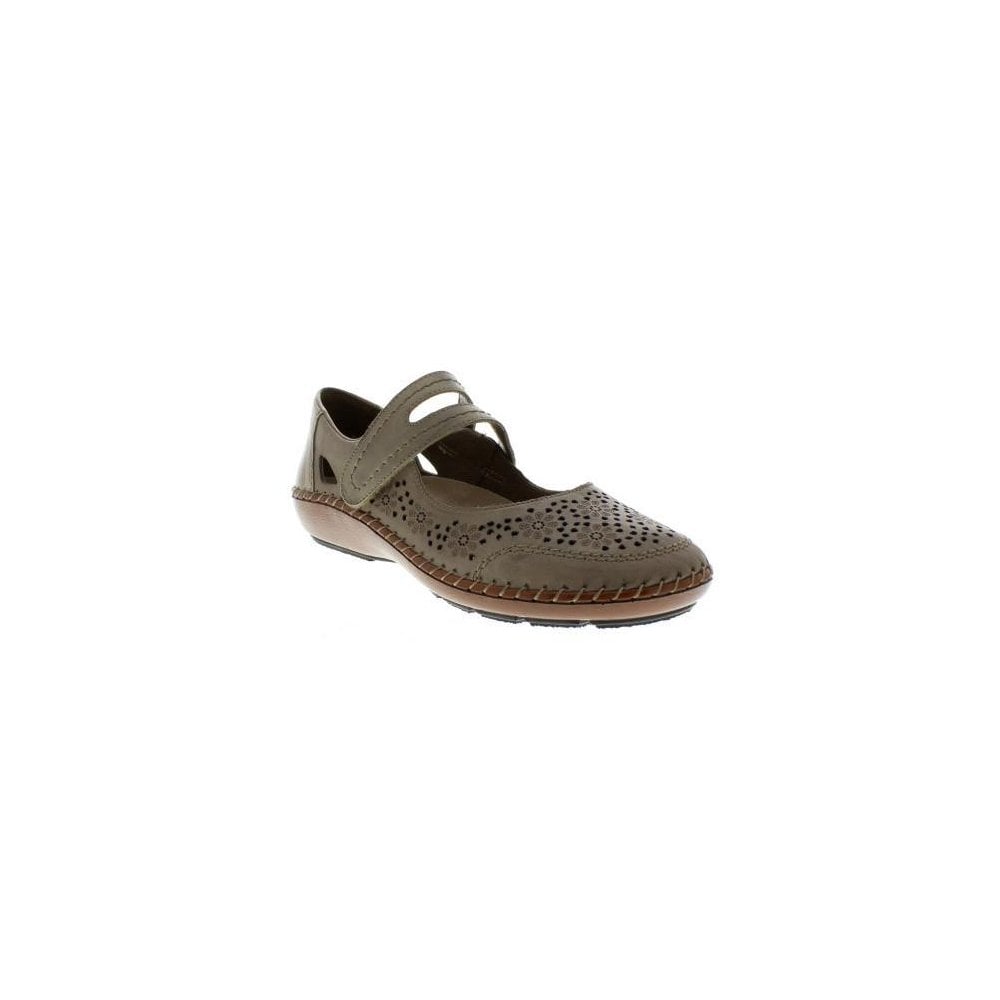 Rieker Cindy Bar Shoe - Brown - image 001 |ww_colour=brown|ww_order=001|