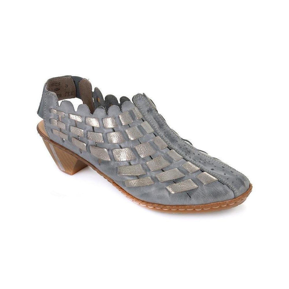 Rieker Sina Slip on Shoe - Blue - image 001 |ww_colour=blue|ww_order=001|