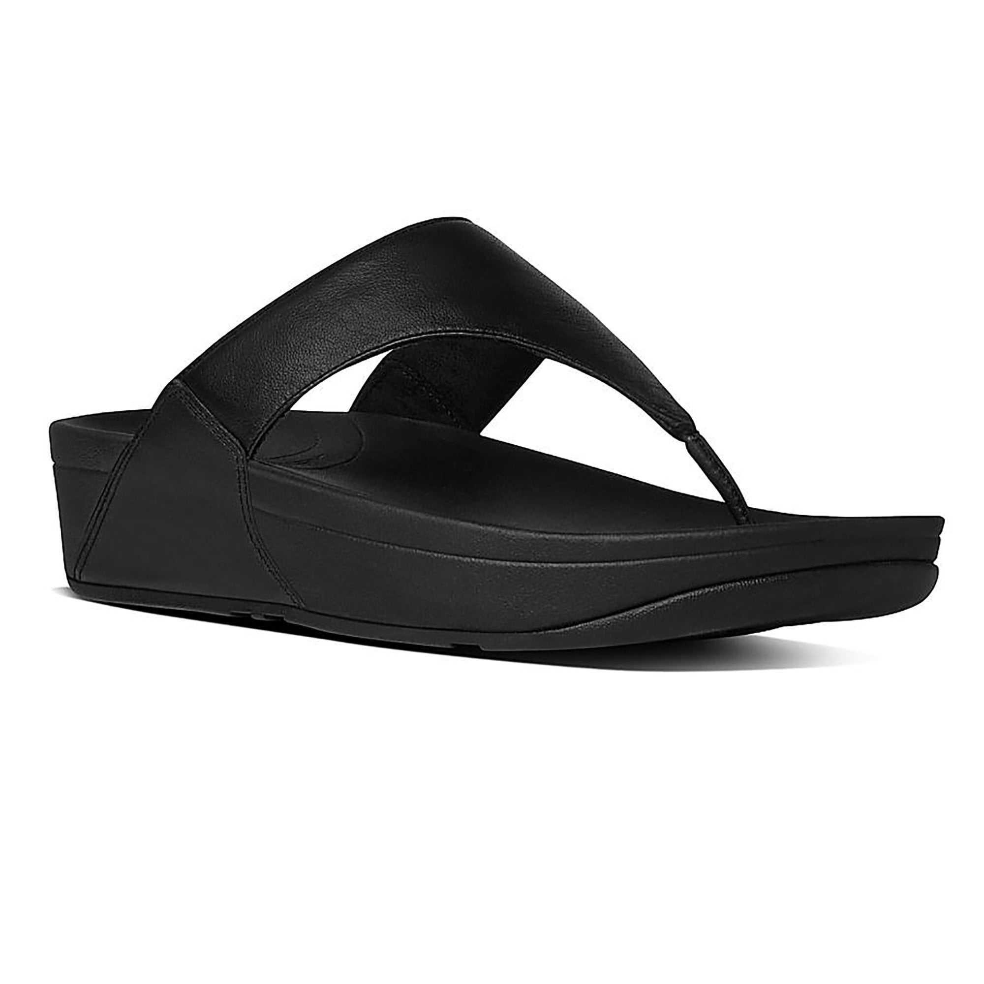 Fitflop Lulu Leather Toe Post Sandal - Black - image 001 |ww_colour=black|ww_order=001|