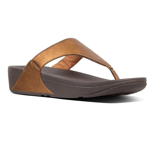 Fitflop Lulu Leather Toe Post Sandal - Bronze - image 001 |ww_colour=bronze|ww_order=001|