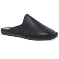 Nordikas Mens 131 Mule Leather Slipper - Negro/Black - image 001 |ww_colour=negro-black|ww_order=001|