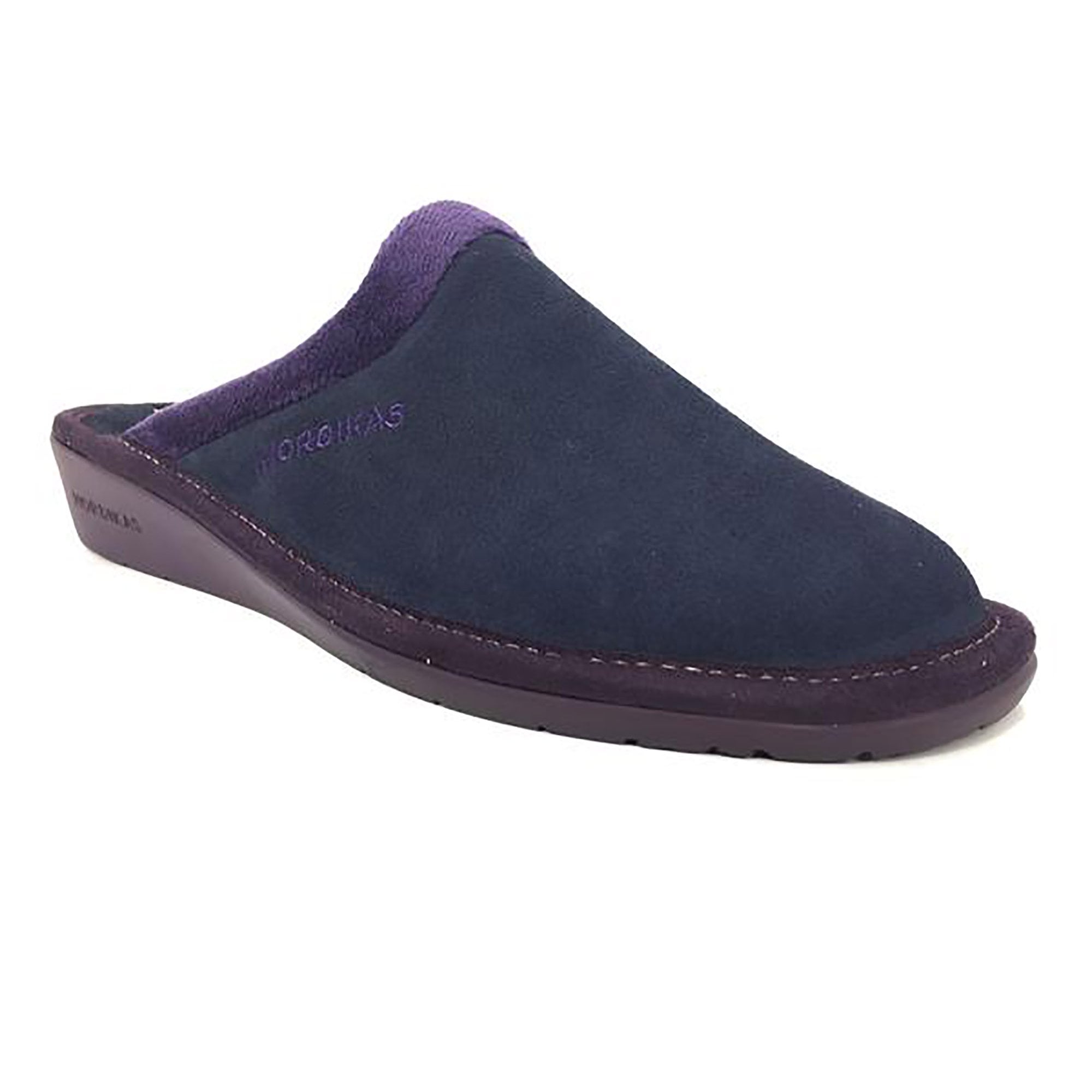 Nordikas Womens 234 Mule Suede Slipper - Marino/Blue - image 001 |ww_colour=marino-blue|ww_order=001|