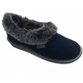 Nordikas Womens 1358 Suede Full Slipper - Marino/Blue - image 001 |ww_colour=marino-blue|ww_order=001|