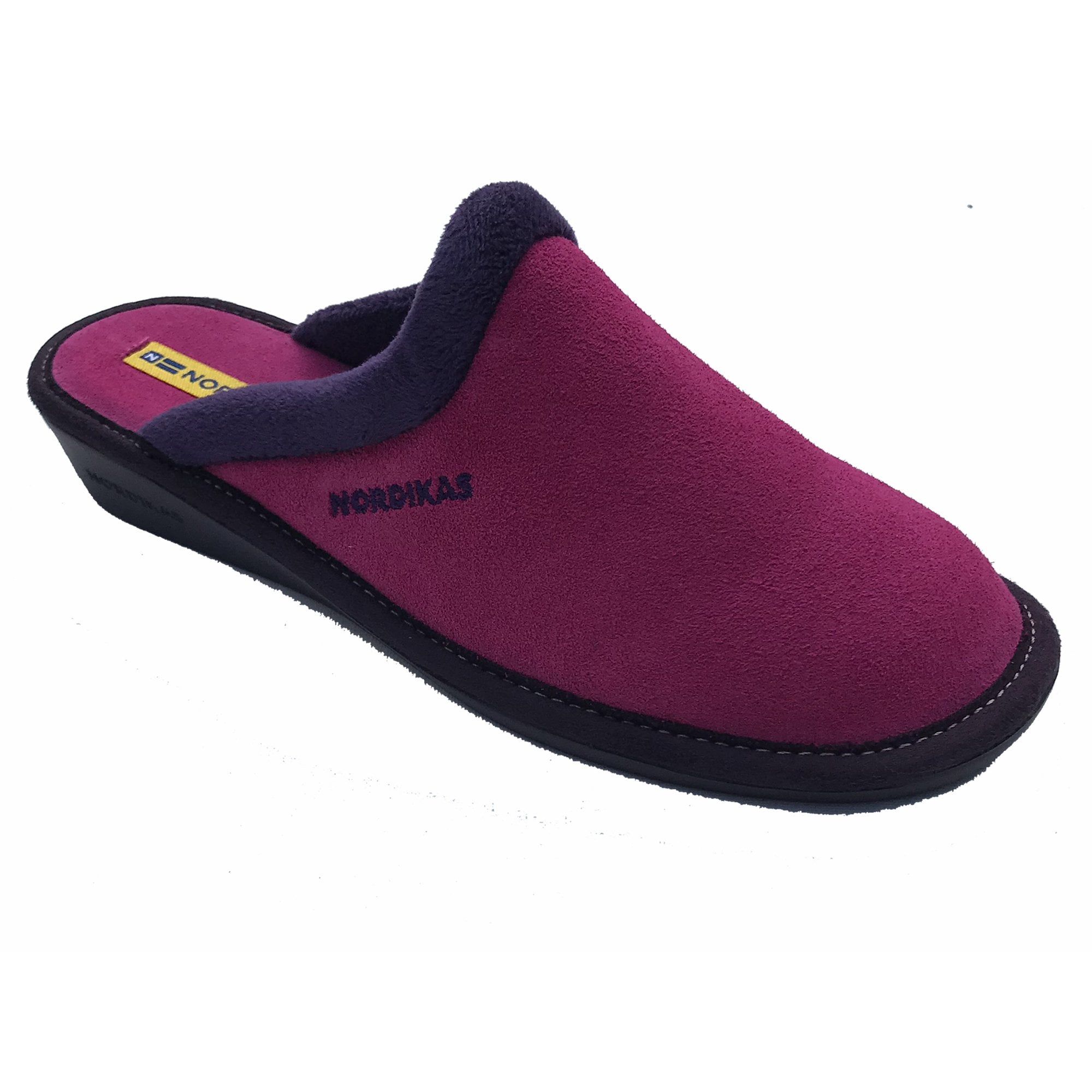 Nordikas Womens 234 Mule Suede Slipper - Fresa/Pink - image 001 |ww_colour=fresa-pink|ww_order=001|