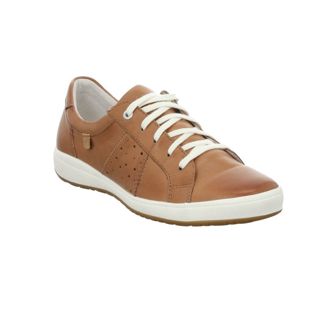 Josef Seibel Caren 01 Lace Up Casual Shoe - Camel - image 001 |ww_colour=camel|ww_order=001|