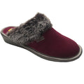 Nordikas Womens 1357 Suede Mule Slipper - Vino/Red - image 001 |ww_colour=vino-red|ww_order=001|
