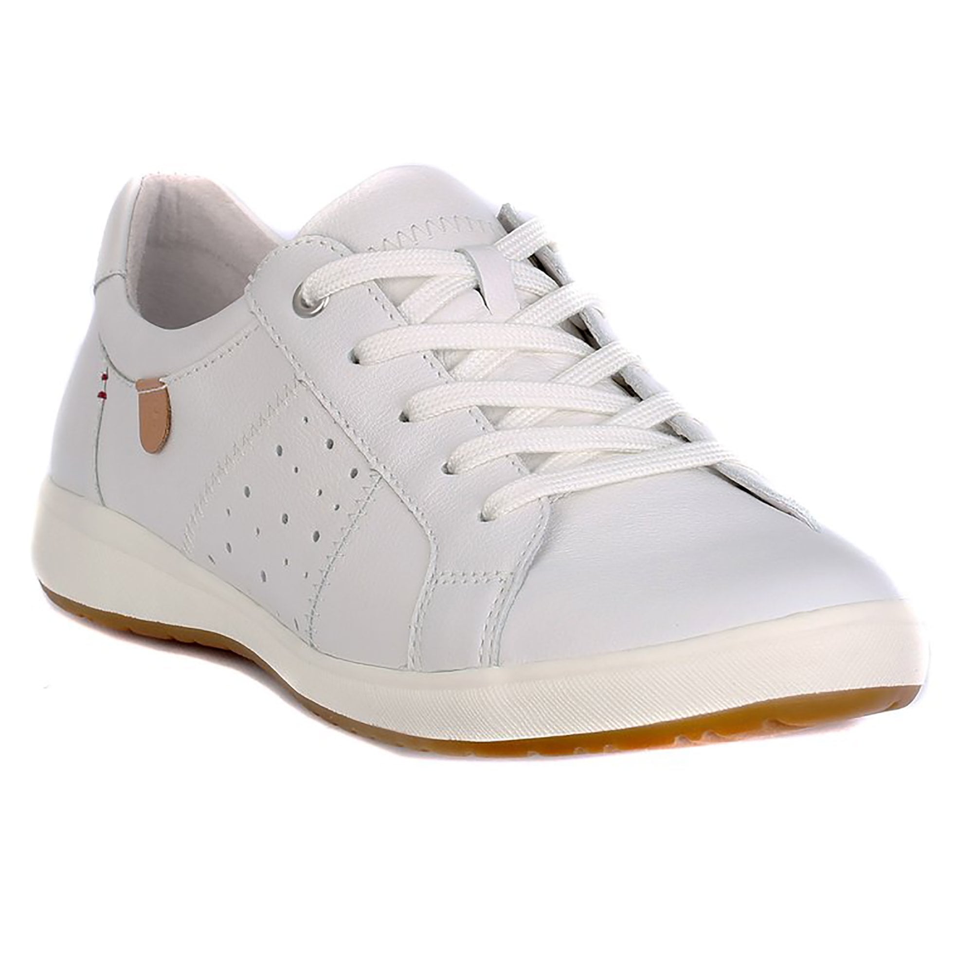 Josef Seibel Caren 01 Lace Up Casual Shoe - White - image 001 |ww_colour=white|ww_order=001|