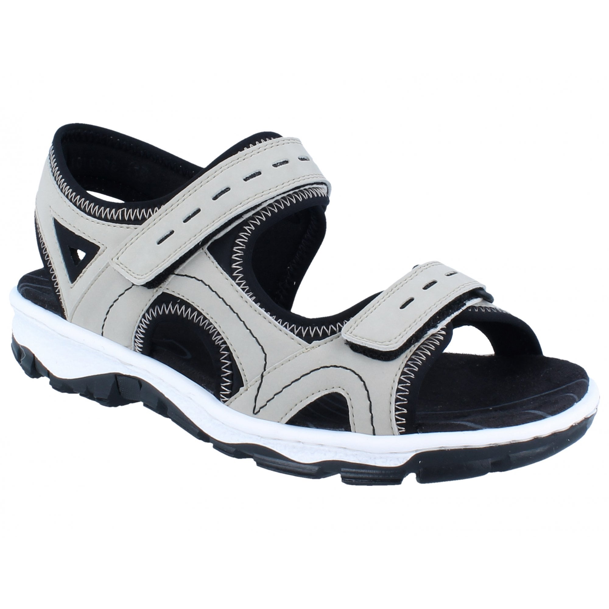Rieker 68866 Walking Sandal - Beige - image 001 |ww_colour=beige|ww_order=001|
