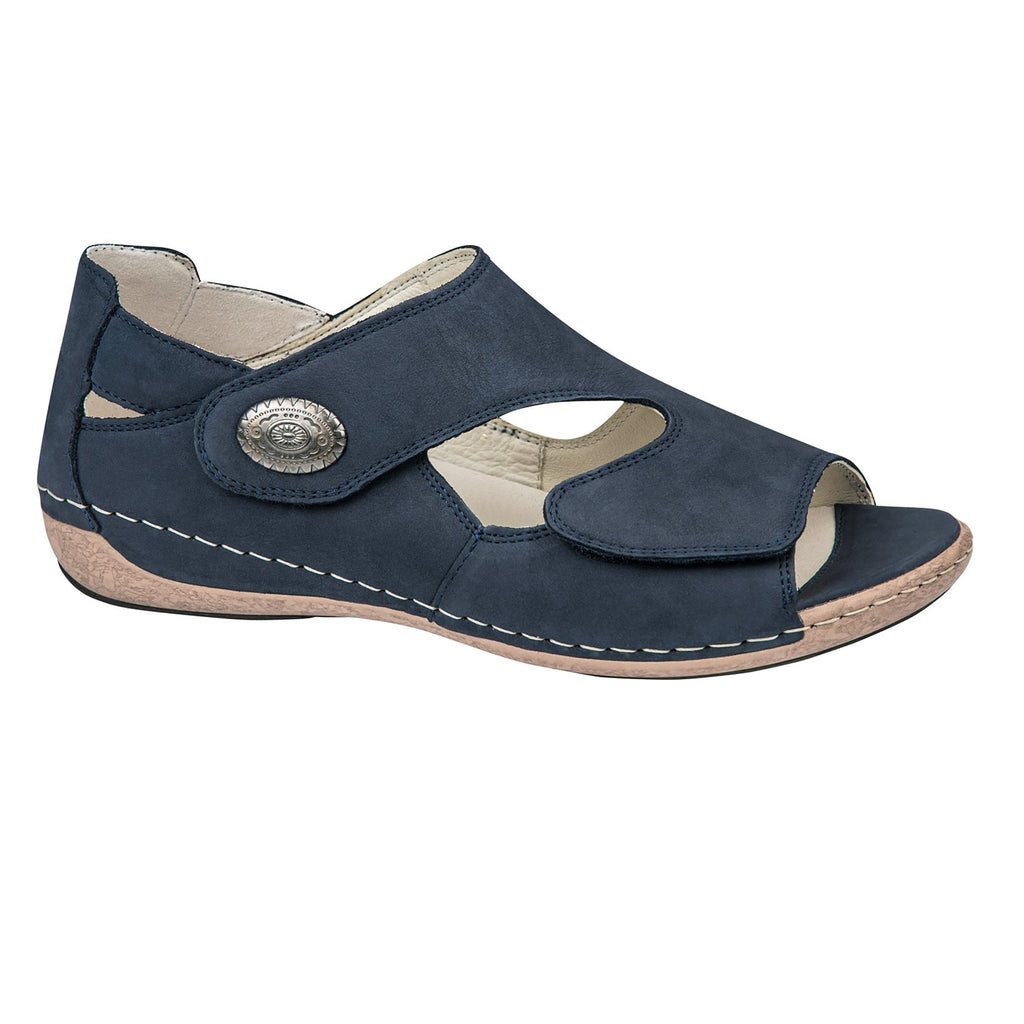 Waldlaufer Heliett Wide Fitting Sandal - Marino - image 001 |ww_colour=marino|ww_order=001|