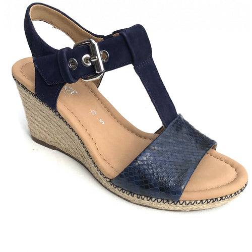 Gabor Karen Wedge Sandal - Blue - image 001 |ww_colour=blue|ww_order=001|