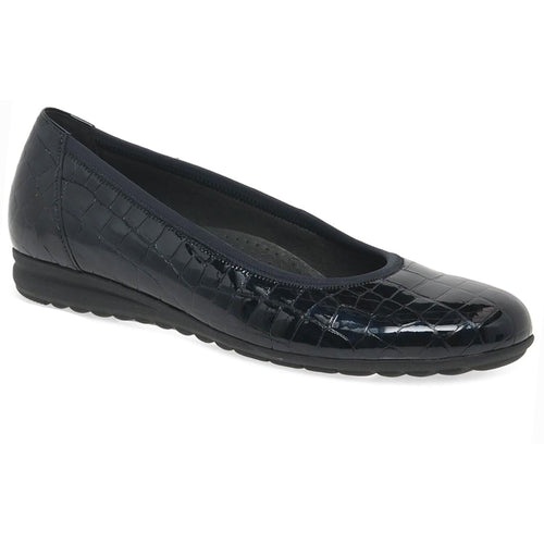 Gabor Splash Ballerina Shoe - Ocean - image 001 |ww_colour=ocean|ww_order=001|