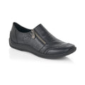 Rieker Zip-Up Shoe - Black - image 001 |ww_colour=black|ww_order=001|