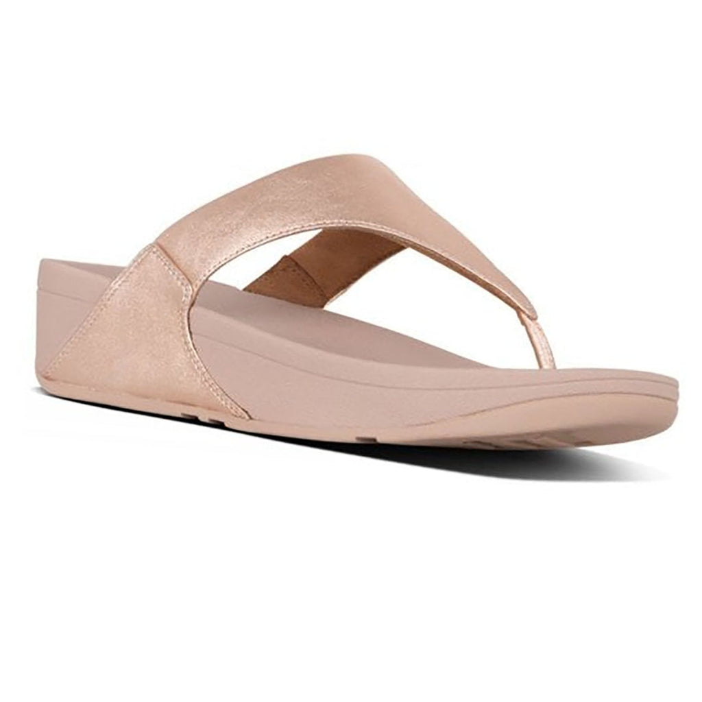 Fitflop Lulu Leather Toe Post Sandal - Rose Gold - image 001 |ww_colour=rose-gold|ww_order=001|