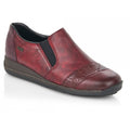 Rieker Water Resistant Slip On Shoe - Red - image 001 |ww_colour=red|ww_order=001|