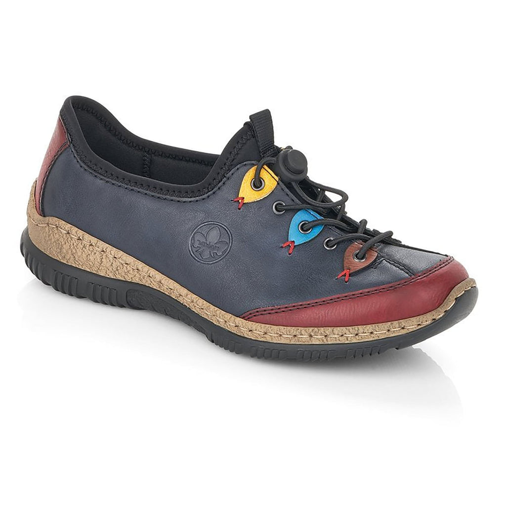 Rieker Adjustable Casual Slip On Shoe - Blue - image 001 |ww_colour=blue|ww_order=001|