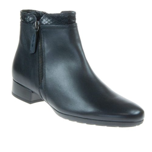 Gabor Zip Up Briano H Fit Ankle Boot - Navy - image 001 |ww_colour=navy|ww_order=001|