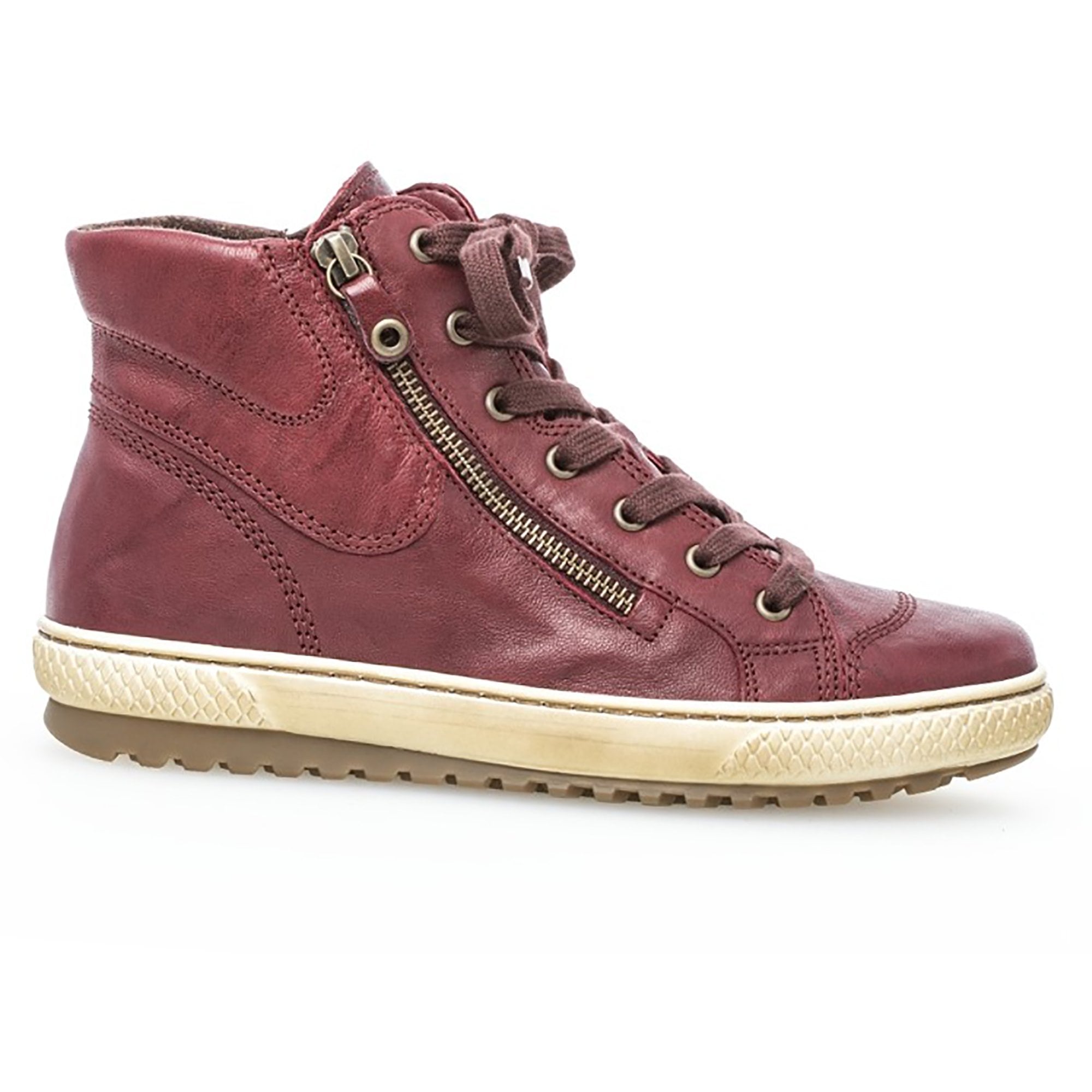 Gabor Bulner Casual Ankle Boot - Dark Red - image 001 |ww_colour=dark-red|ww_order=001|