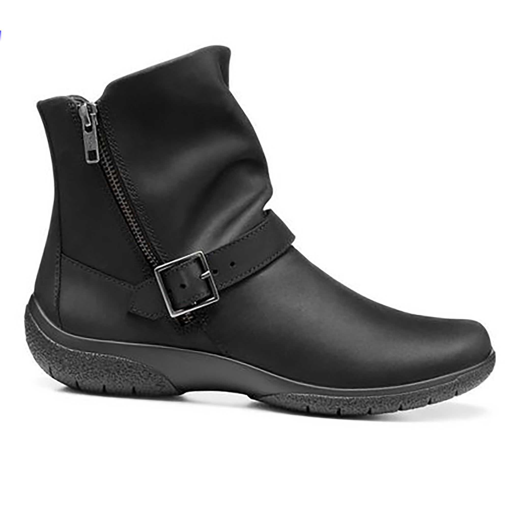 Hotter Rumour Twin Zip Standard Fit Boot - Black - image 001 |ww_colour=black|ww_order=001|