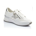 Rieker Lace Up/Zip Casual Shoe - White - image 001 |ww_colour=white|ww_order=001|
