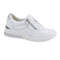 Waldlaufer H-Clara Lace-Up/Zip Casual Shoe - White Woven - image 001 |ww_colour=white-woven|ww_order=001|