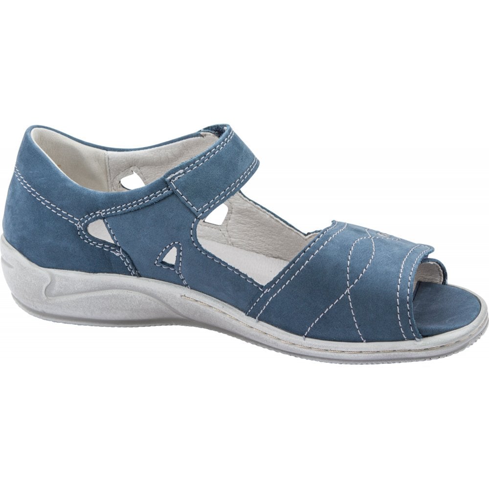 Waldlaufer Hilena Touch Strap Fastening Sandal - Jeans - image 001 |ww_colour=jeans|ww_order=001|