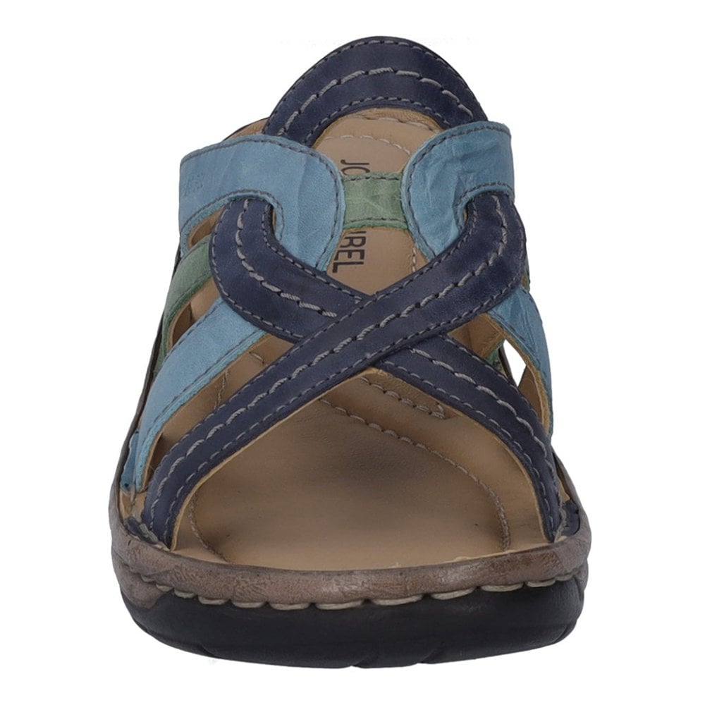 Josef Seibel Catalonia 01 Mule - Blue Multi - image 004 |ww_colour=blue-multi|ww_order=004|