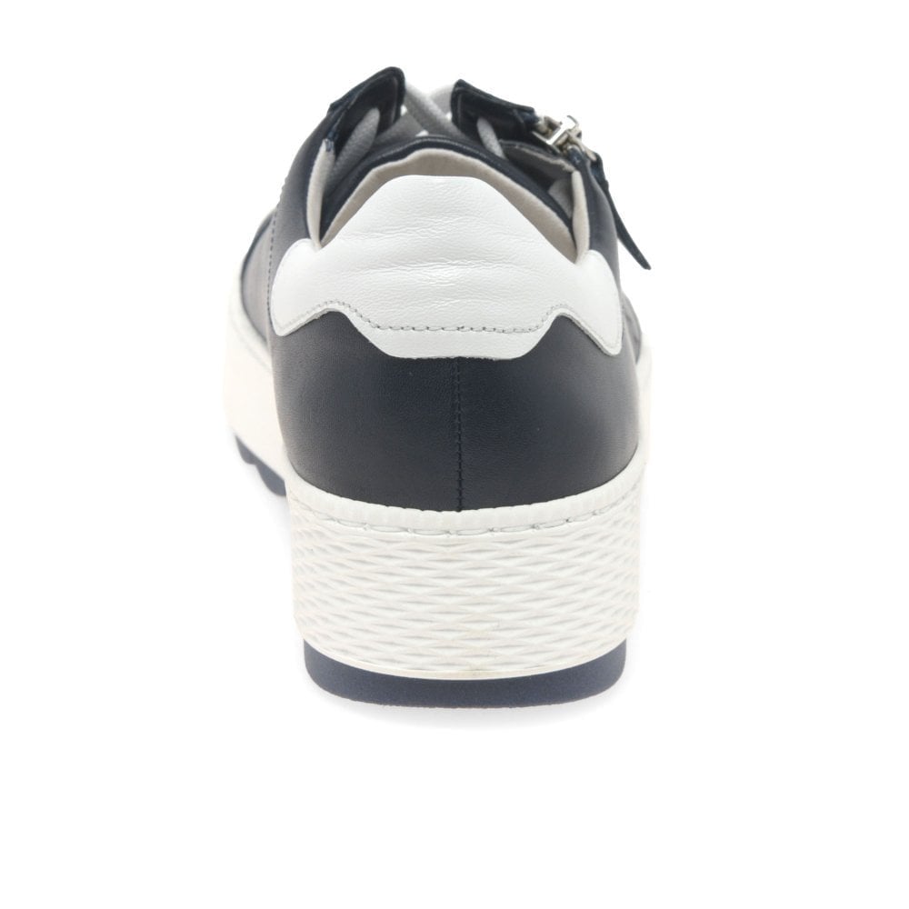 Gabor Quench - Casual Leather Lace Up/Zip Shoe - Midnight - image 005 |ww_colour=midnight|ww_order=005|