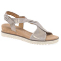 Gabor Rich Low Wedge Sandal - Caruso Metallic Muschel - image 001 |ww_colour=caruso-metallic-muschel|ww_order=001|