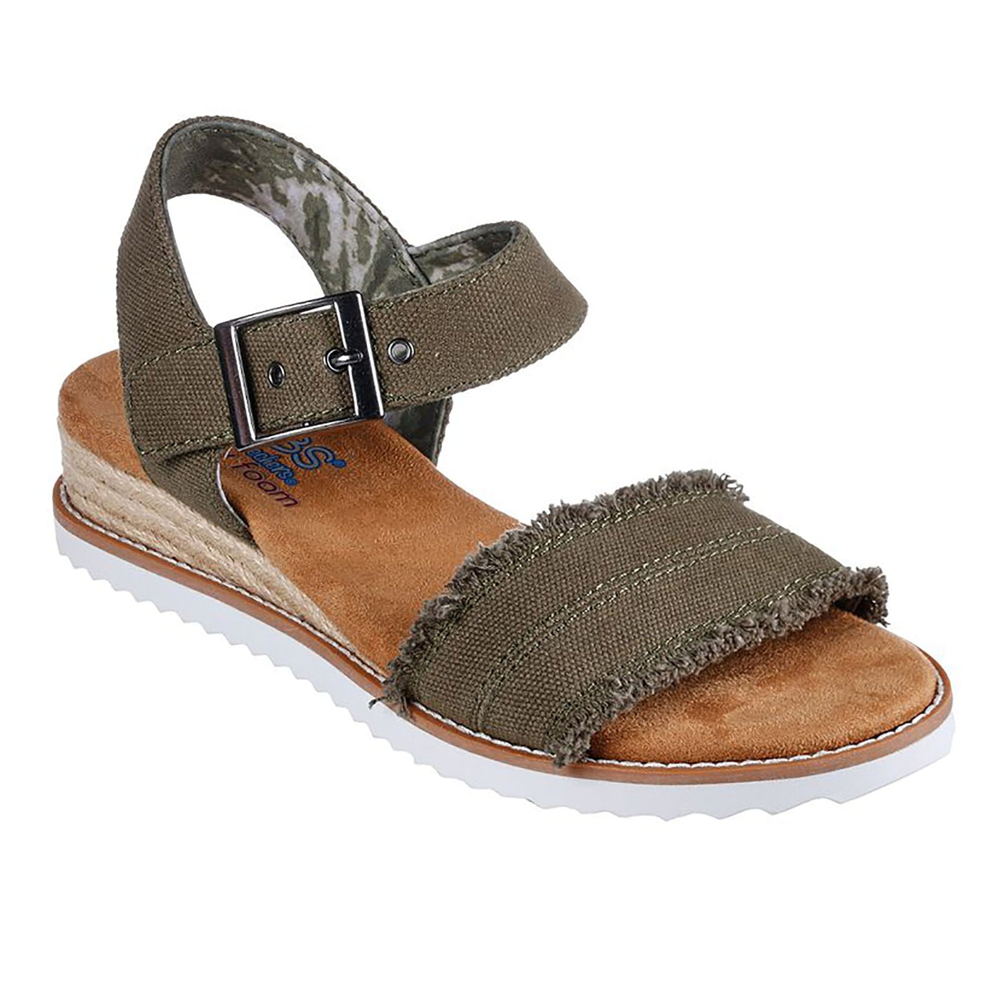 Skechers BOBS Desert Kiss - Adobe Princess Vegan Sandal - Olive - image 001 |ww_colour=olive|ww_order=001|