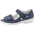 Waldlaufer Kara Hook & Loop Fastening Sandal - Marino - image 001 |ww_colour=marino|ww_order=001|