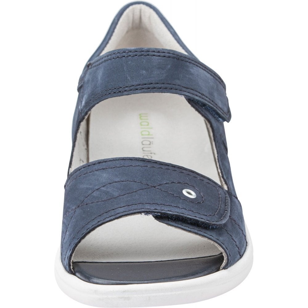 Waldlaufer Kara Hook & Loop Fastening Sandal - Marino - image 004 |ww_colour=marino|ww_order=004|