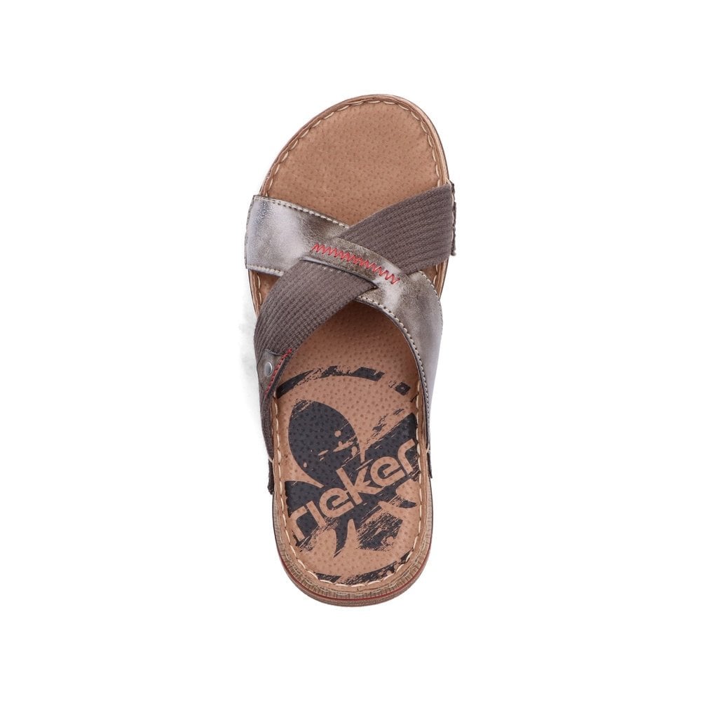 Rieker Slip On Sandal - Brown - image 001 |ww_colour=brown|ww_order=001|
