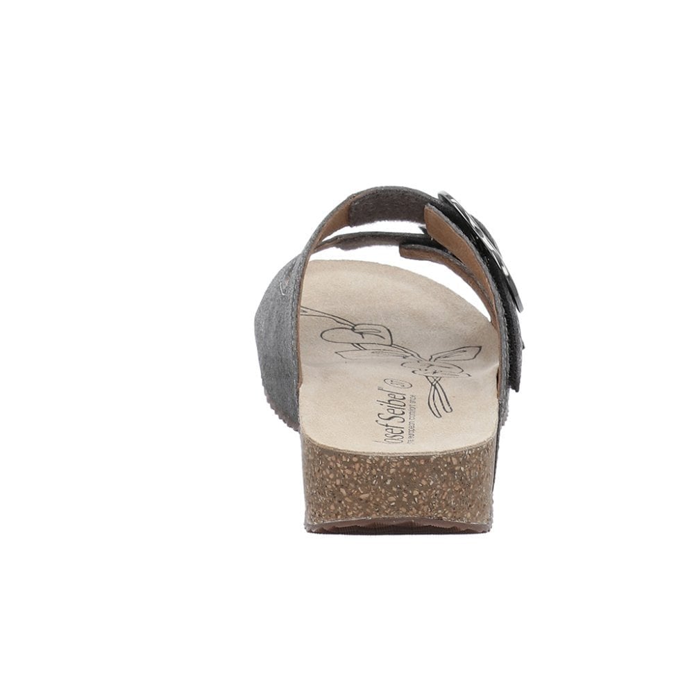 Josef Seibel Tonga 64 Adjustable Mule Sandal - Anthracite - image 002 |ww_colour=anthracite|ww_order=002|