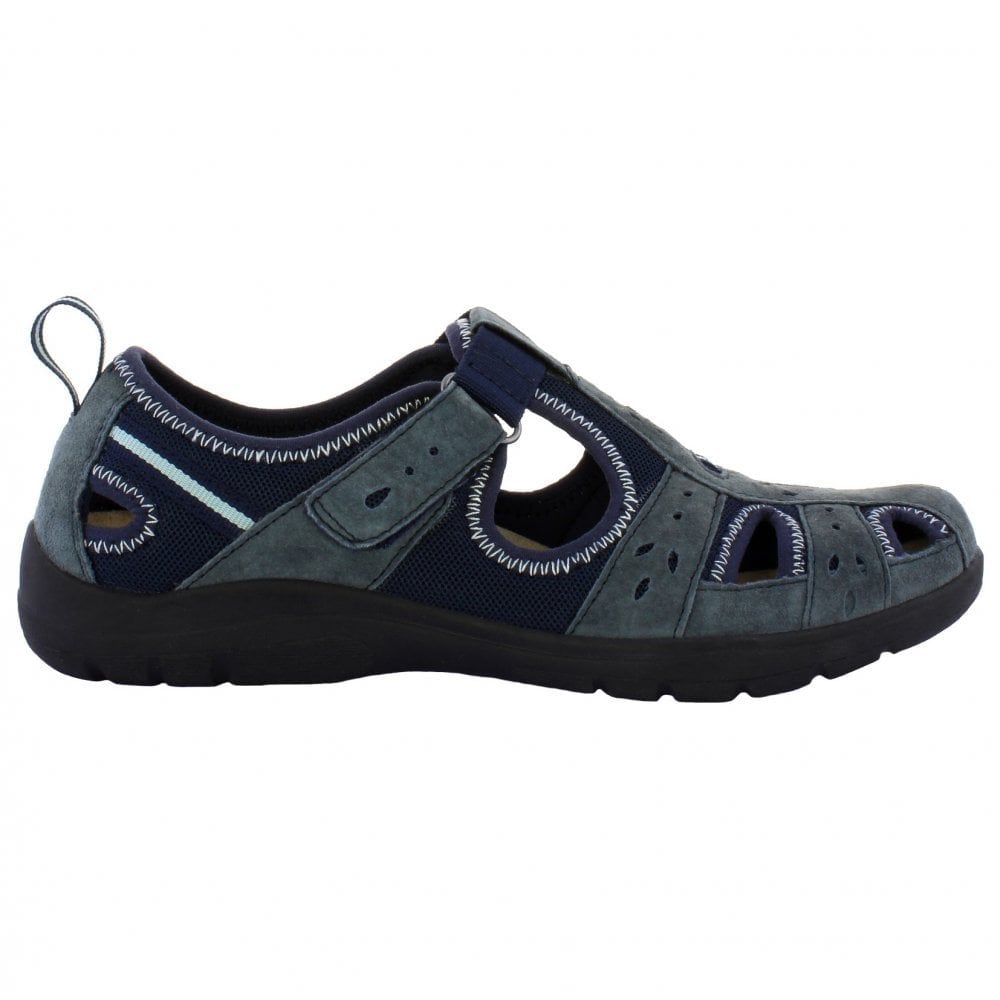 Free Spirit Cleveland Open Shoe/Closed Sandal - Navy - image 002 |ww_colour=navy|ww_order=002|
