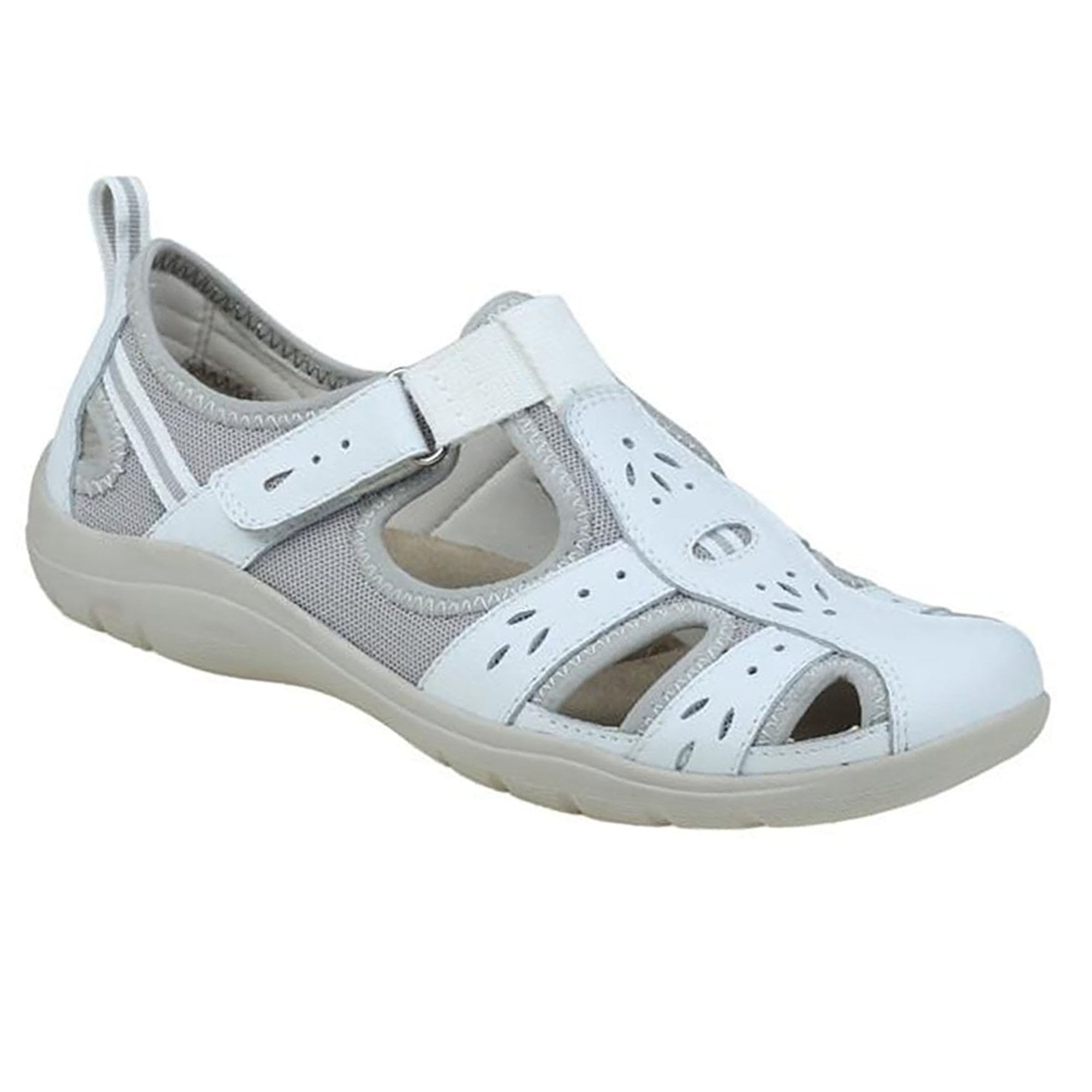 Free Spirit Cleveland Open Shoe/Closed Sandal - White - image 001 |ww_colour=white|ww_order=001|