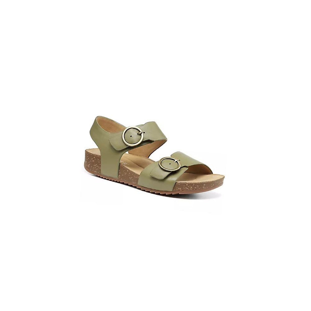 Hotter Tourist Buckle Strap Standard Fit Sandal - Olive - image 001 |ww_colour=olive|ww_order=001|