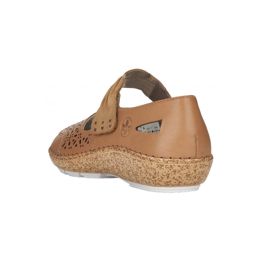 Rieker Cindy Bar Shoe - Beige - image 002 |ww_colour=beige|ww_order=002|