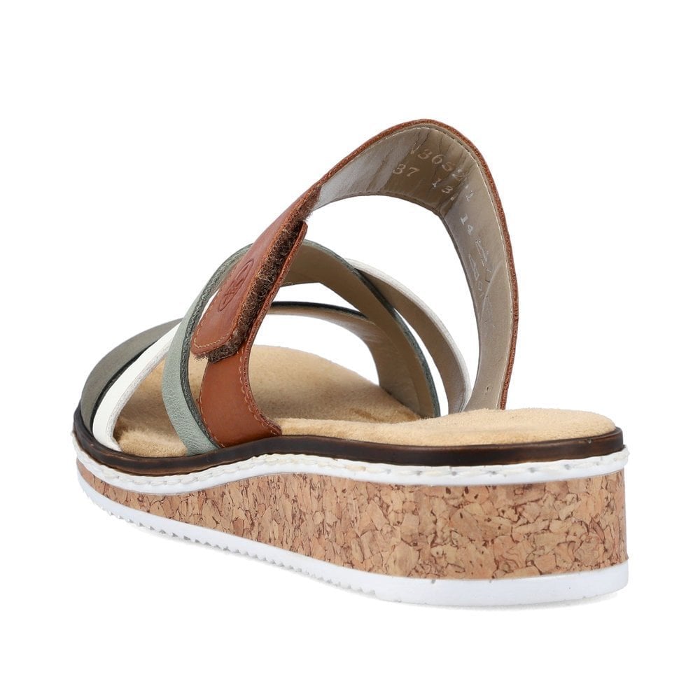 Rieker V3652 Mule Slip On - Green - image 003 |ww_colour=green|ww_order=003|