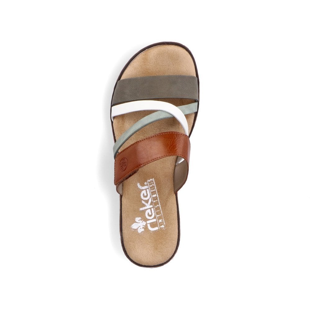 Rieker V3652 Mule Slip On - Green - image 004 |ww_colour=green|ww_order=004|