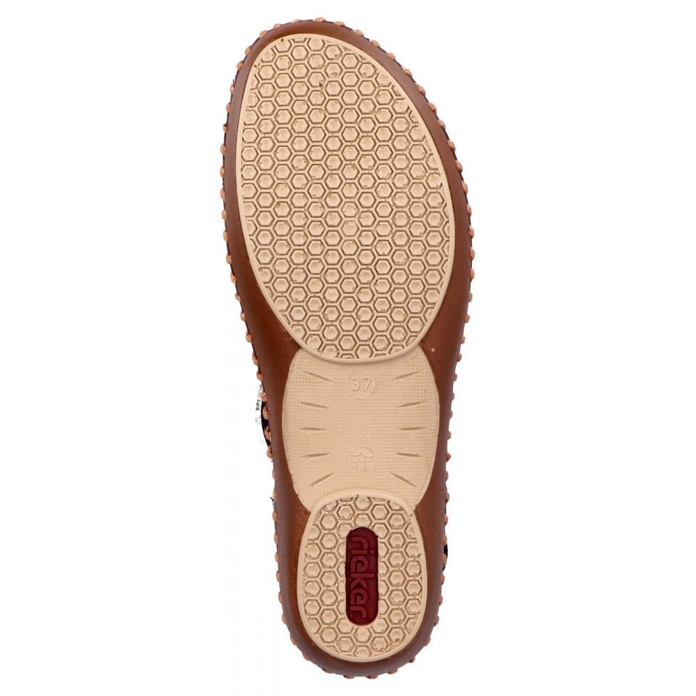 Rieker T Bar Summer Sandal - Blue Combi - image 007 |ww_colour=blue-combi|ww_order=007|