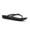 Fitflop iQUSHION Sparkle Flip Flops - Black - image 001 |ww_colour=black|ww_order=001|
