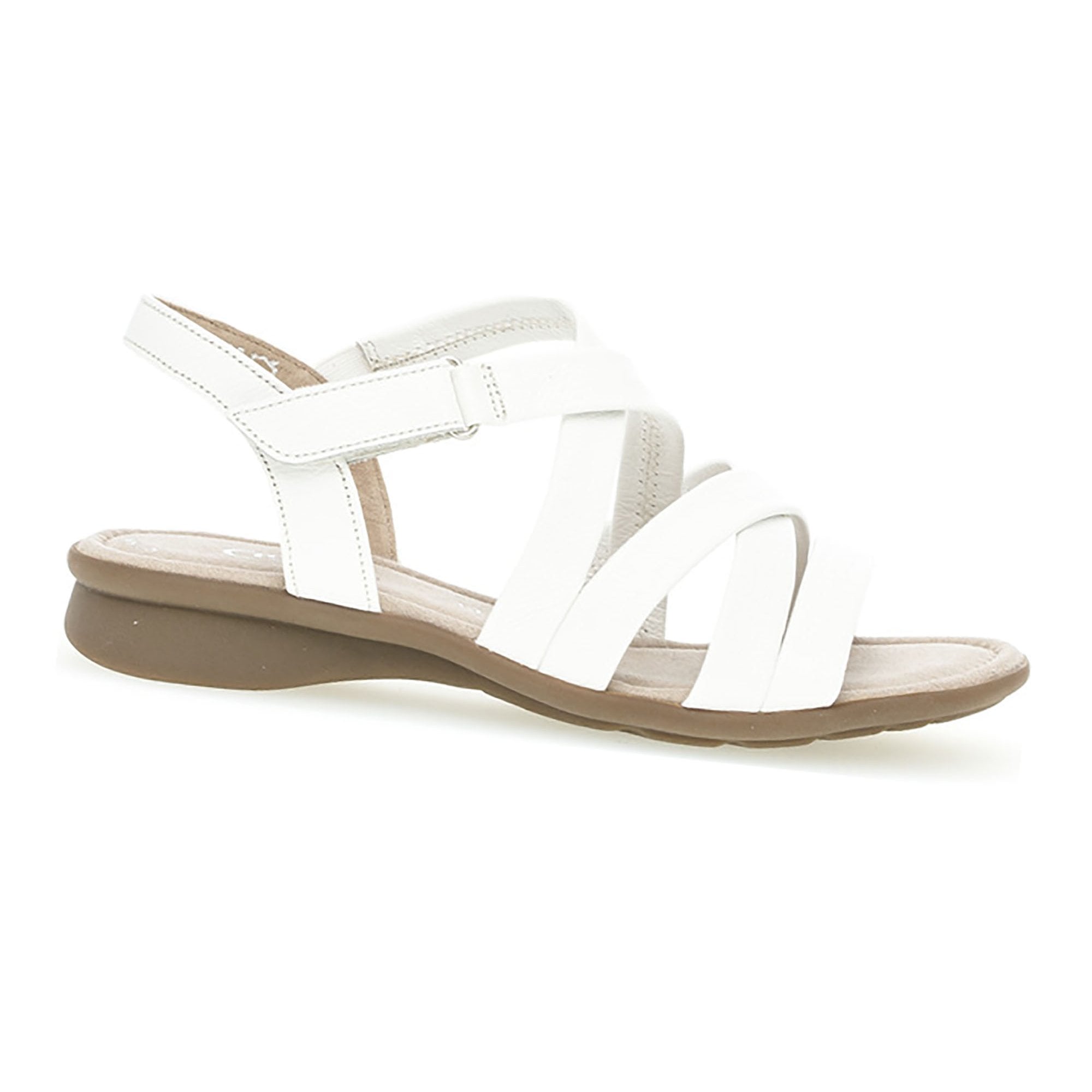 Gabor Moben Adjustable Sandal - White - image 001 |ww_colour=white|ww_order=001|