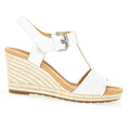 Gabor Karen Wedge Sandal - White Woven - image 001 |ww_colour=white-woven|ww_order=001|