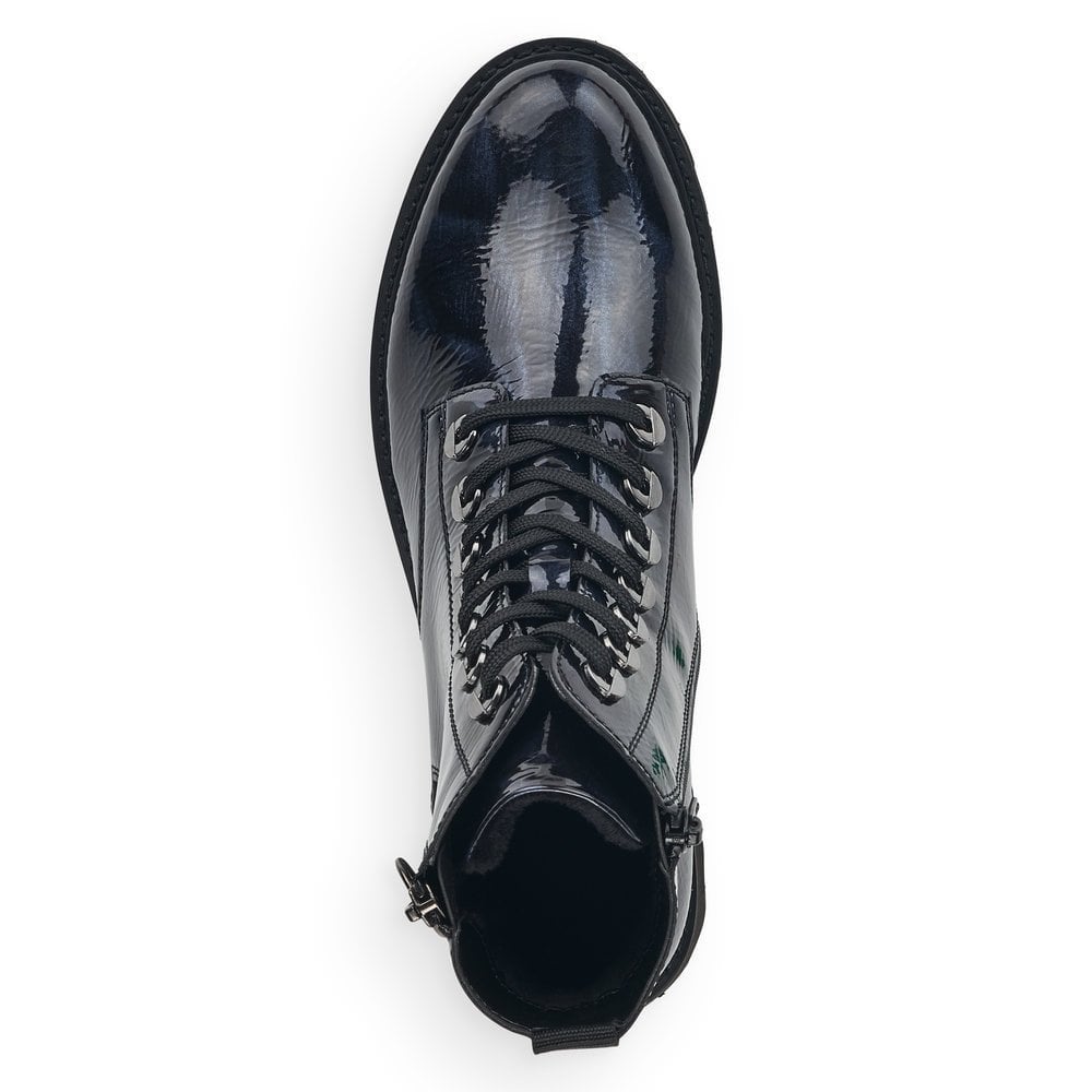 Remonte D8671 Zipper Boot - Blue - image 007 |ww_colour=blue|ww_order=007|