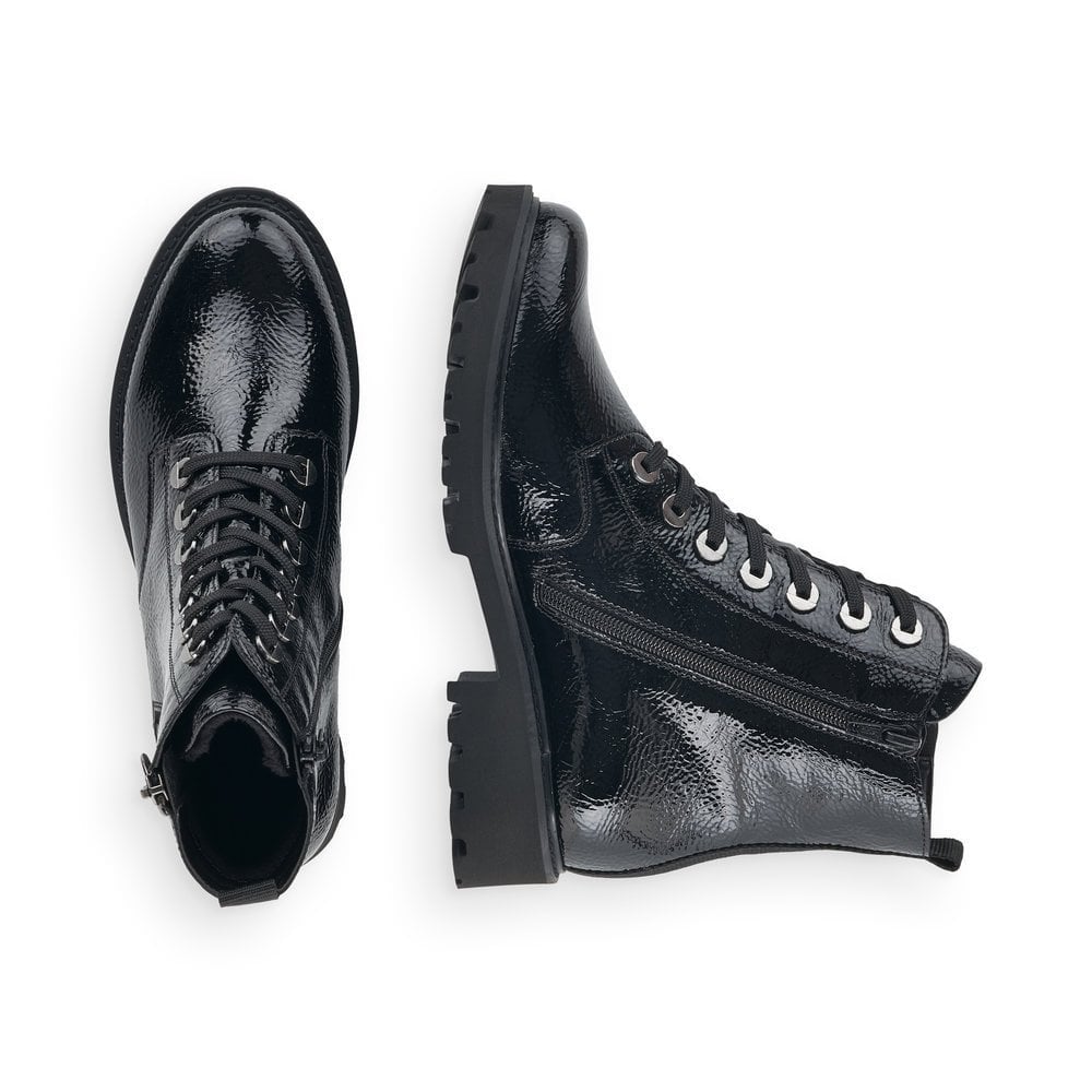 Remonte D8671 Zipper Boot - Black - image 003 |ww_colour=black|ww_order=003|