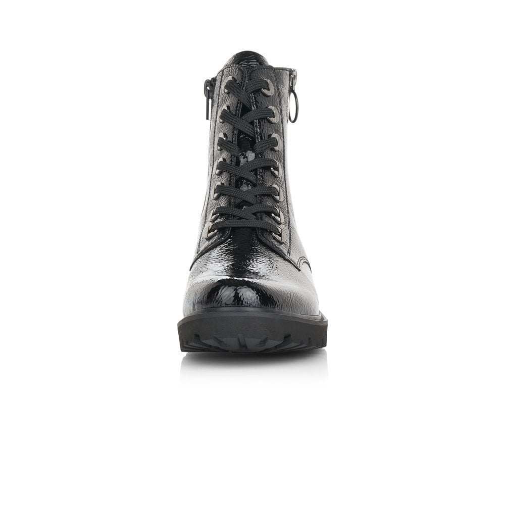 Remonte D8671 Zipper Boot - Black - image 005 |ww_colour=black|ww_order=005|