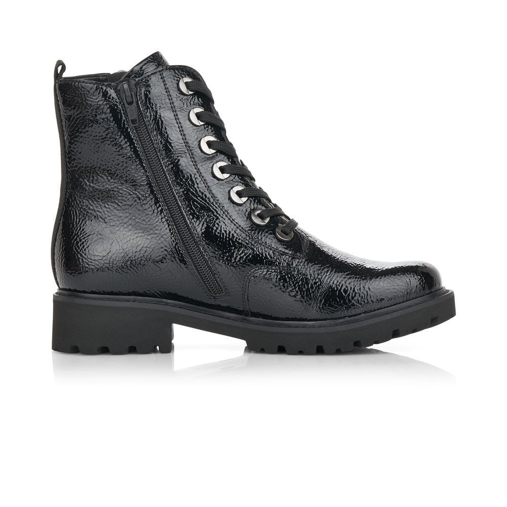 Remonte D8671 Zipper Boot - Black - image 007 |ww_colour=black|ww_order=007|