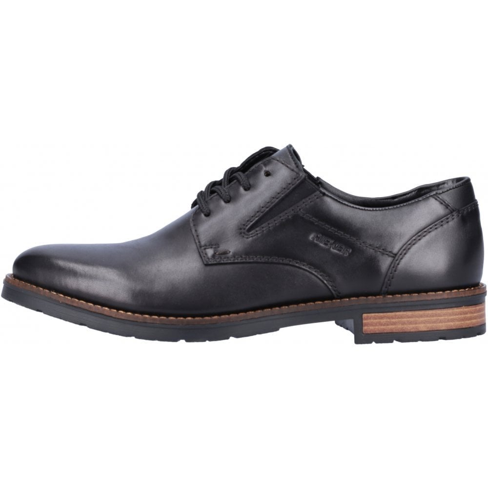 Rieker Clarino Lace Up Derby Shoes - Black - image 002 |ww_colour=black|ww_order=002|