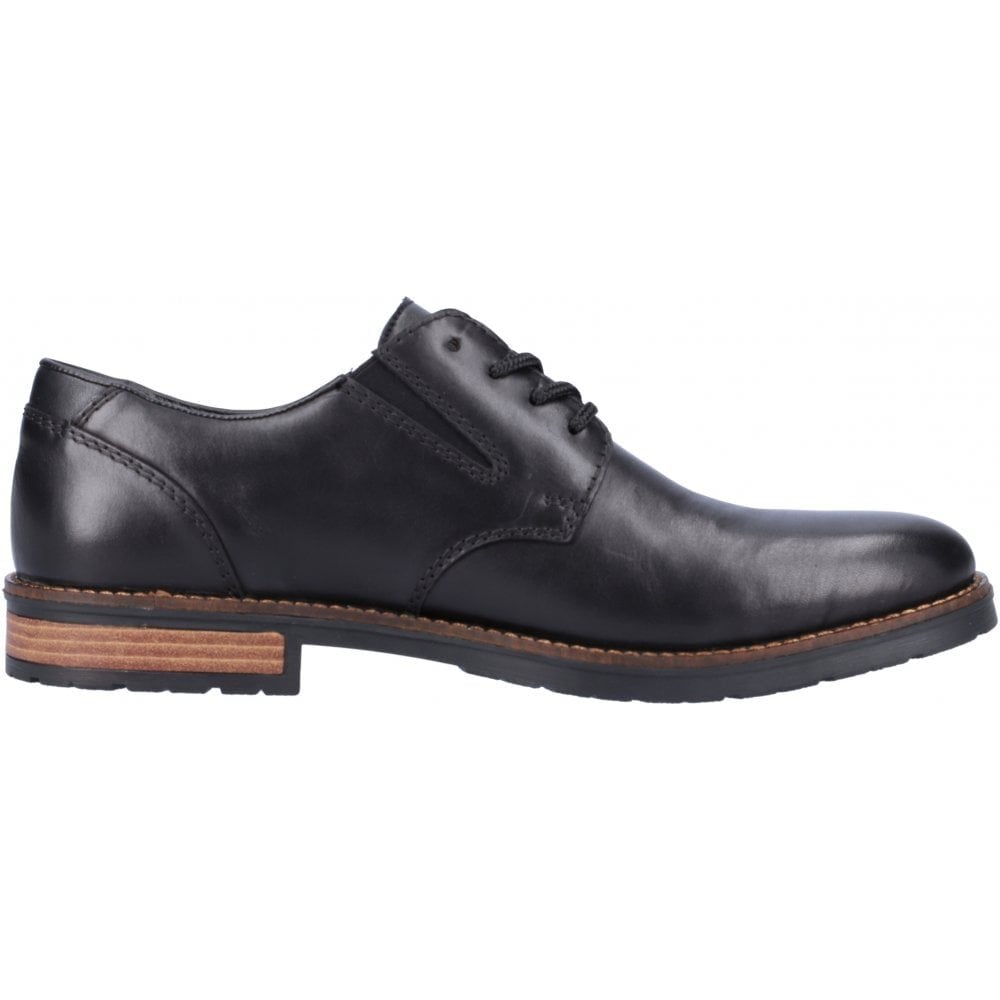 Rieker Clarino Lace Up Derby Shoes - Black - image 003 |ww_colour=black|ww_order=003|